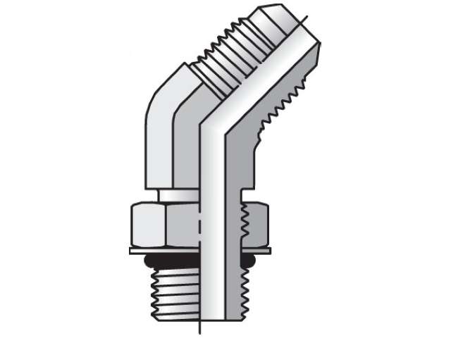 12-10 V5OX-S V0894 Triple-Lok 37° 45° Elbow V5OX