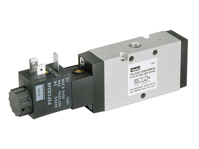 P2LBZ392ESNDBB49 Viking Lite Series Single Solenoid 3-way 2-position Valve