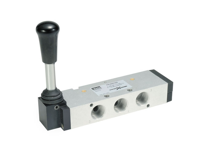 P2LCX513VV Viking Xtreme Series Manual/Mechanical Valve - 4-way 2-position Inline Perpendicular Lever P2LCX513VV Viking Xtreme Series Manual/Mechanical Valve - 4-way 2-position Inline Perpendicular Lever