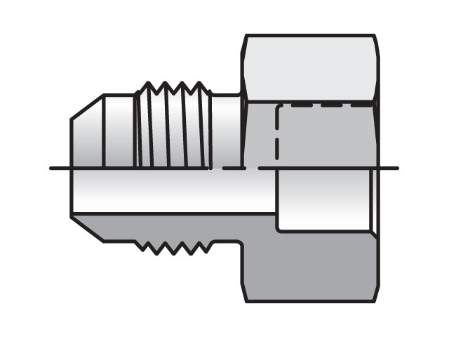 10-8 XHB3-S Triple-Lok 37° Straight XHB3