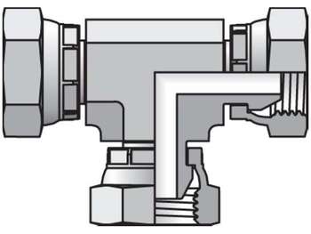 077T-2 Pipe Swivel Union Tee 077T