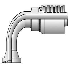 11977-20-16 SAE Code 61 Flange Head - 90° Elbow 11977-20-16 77 Series 11977