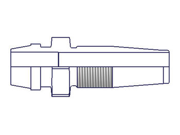 1230-4-4 Field Attachable Nipple Female Ferulok Flareless - Swivel - Straight (24° Cone) 1230-4-4 30 Series 1230
