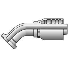 16F77-24-20 SAE Code 62 Flange Head - 45˚ Elbow 16F77-24-20 77 Series 16F77