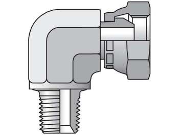 2107-20-16 Pipe Swivel 90° Elbow 2107