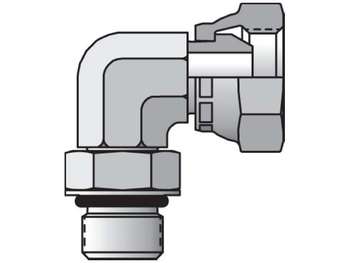 2507-6-8 Straight Thread Elbow SAE-ORB / NPSM Swivel 2507-6-8 Pipe Swivel 90° Elbow 2507