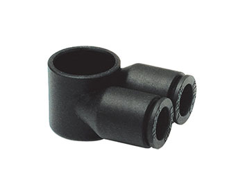 Banjo Twin Body - Metric Push-to-Connect Fitting Prestolok Composite 369PLPTJB