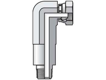 5607-8-8 Long Male Pipe Elbow NPTF / NPSM Swivel 5607-8-8 Pipe Swivel 90° Elbow 5607