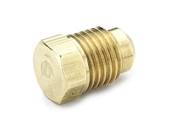 639F-6 Parker 45° Flare Brass Flared Seal Plug - Ref. SAE J512 and J513 010109 639F-6 Flared Seal Plug 639F