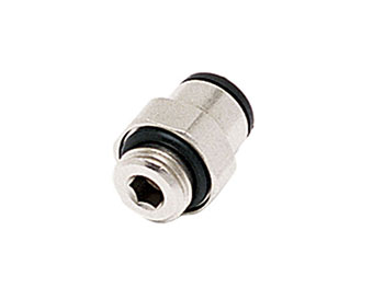 68LF-6M-M10 Male Connector - Metric Push-to-Connect Fitting 68LF-6M-M10 Prestolok Metal 68LF Metric - BSPP