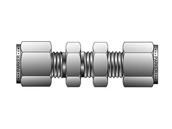 4BC4-316 Instrumentation Tube Fitting - Straight Bulkhead Union for use with Inch Tubing 4BC4-316 A-LOK Inch Tube Bulkhead Union - BC