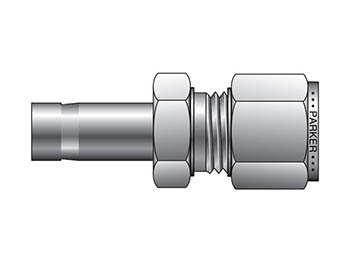 8TUCM10-316 Instrumentation Tube Fitting - Straight Tube End Converter for use with Inch Tubing 8TUCM10-316 A-LOK Inch Tube Tube End Converter - TUCM