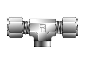 4FBT4N-316 Instrumentation Tube Fitting - Female Tee NPT Female Tee for use with Inch Tubing 4FBT4N-316 A-LOK Inch Tube NPT Female Tee - FBT