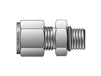 6M1SC10-316 A-LOK Inch Tube Male Connector to SAE Straight Thread - M1SC