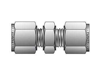 SCM16-316 Instrumentation Tube Fitting - Straight Union for use with Metric Tubing SCM16-316 A-LOK Metric Tube Union - SC
