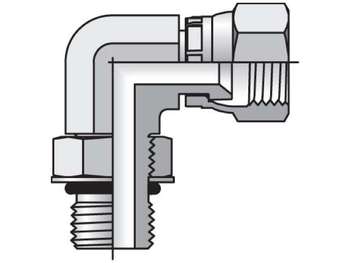 16 AOEX6-S Triple-Lok 37° 90° Elbow AOEX6