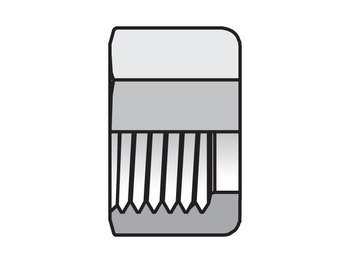 8 BI2-B Nut Intru-Lok 8 BI2-B Intru-Lok Nut, Ferrule, Insert BI2