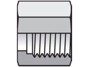 12-14 BL-S Seal-Lok ORFS Nut, Sleeve, Locknut BL