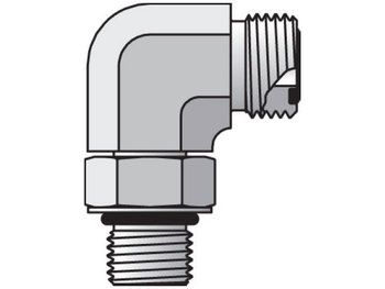 12 C5L-S Seal-Lok - Straight Thread Elbow ORFS / SAE-ORB 12 C5L-S Seal-Lok ORFS 90° Elbow C5OLO
