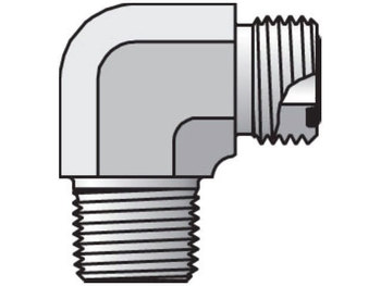 6-6 CLO-S Seal-Lok - Male Pipe Elbow ORFS / NPTF 6-6 CLO-S Seal-Lok ORFS 90° Elbow CLO