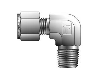 4-2 CBZ-SS Instrumentation Tube Fitting - 90° Elbow NPT Male Elbow for use with Inch Tubing 4-2 CBZ-SS CPI Inch Tube NPT Male Elbow - CBZ