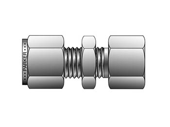 8-8 GH2BZ-S Instrumentation Tube Fitting - Straight NPT Female Bulkhead Connector for use with Inch Tubing 8-8 GH2BZ-S CPI Inch Tube NPT Female Bulkhead Connector - GH2BZ