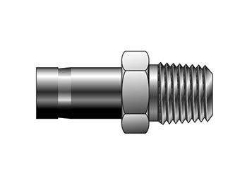 2-4 T2HF-B Instrumentation Tube Fitting - Straight NPT Tube End Male Adapter for use with Inch Tubing 2-4 T2HF-B CPI Inch Tube NPT Tube End Male Adapter - T2HF
