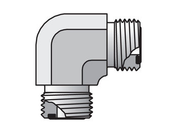 6 ELO-SS Seal-Lok ORFS 90° Elbow ELO