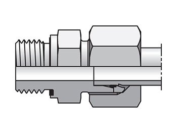 GE08ZLRED71 EO/EO-2 Straight, Male Connector - GE-R-ED