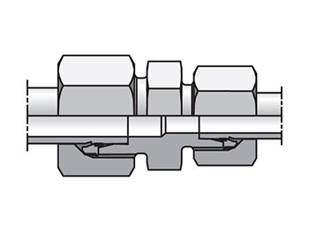 GR10/08ZLCF EO/EO-2 Straight, Reducer Union - GR