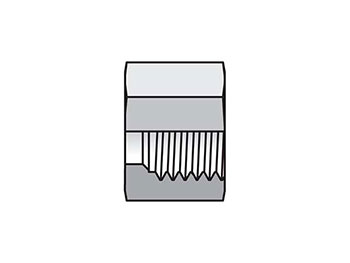 Parker M20SCFX Metric Tube Nut EO Bite Type 20 mm OD Tube Steel