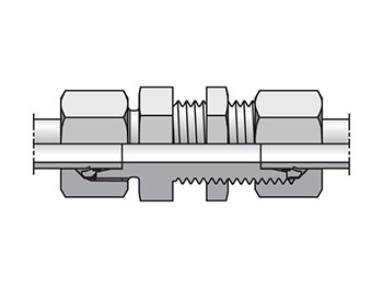 SV12SCF EO/EO-2 Straight, Bulkhead Union - SV