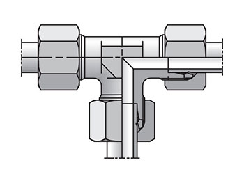 T38ZS71 EO/EO-2 Tee, Union - T