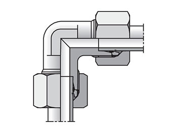 W15LMS EO/EO-2 90° Elbow, Union - W