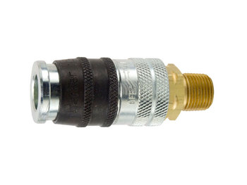 EZ-371-6MP E-Z Mate Pneumatic Push-to-Connect Industrial Interchange EZ-371-6MP E-z-mate Series Coupler - Male Pipe