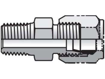 2-4 FBU-S Male Connector Flareless / NPTF 2-4 FBU-S Ferulok Straight FBU