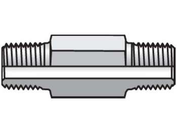 1/4 X 1.5 FFF-SS Long Pipe Nipple NPTF / NPTF 1/4 X 1.5 FFF-SS Pipe & Port Nipple FFF