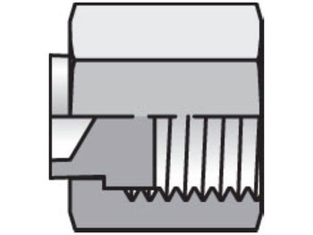 6 FNL-SS Seal-Lok - Cap ORFS 6 FNL-SS Seal-Lok ORFS Plug and Cap FNL