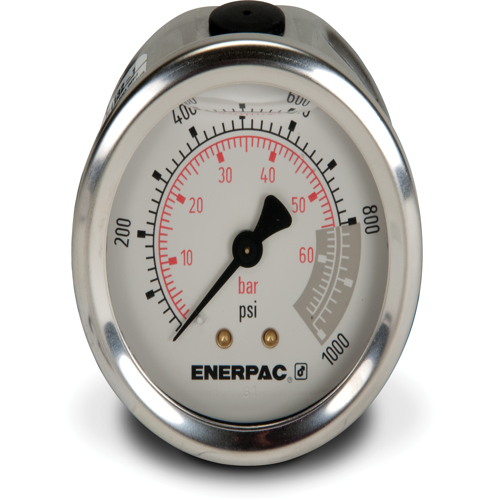 Enerpac - Components (Non-ServiceCenter) 2.5 Inch Gauge,Rear Mount,0-3000 PSI,SAE 4