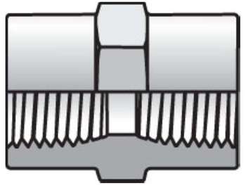 1/2 X 3/8 GG-B Pipe & Port Coupling GG