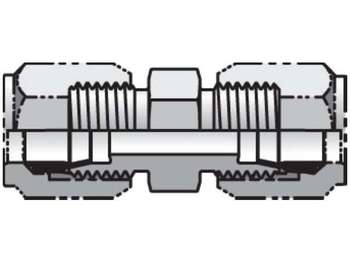 8 HU-S Union Flareless / Flareless 8 HU-S Ferulok Straight HBU