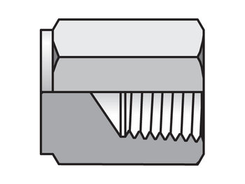 1/2 HPC-SS Hex Pipe Cap NPTF 1/2 HPC-SS Pipe & Port Plug and Cap HPC