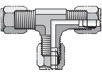 16 JBU-S Union Tee Flareless (all three ends) 16 JBU-S Ferulok Tee JBU