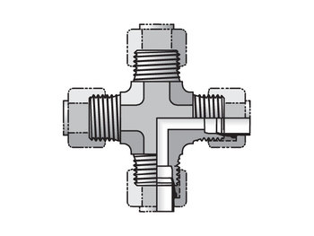 4 KBI2-B Union Cross Intru-Lok (all four ends) 4 KBI2-B Intru-Lok Cross KBI2