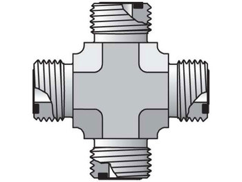 16 KLO-S Seal-Lok ORFS Cross KLO