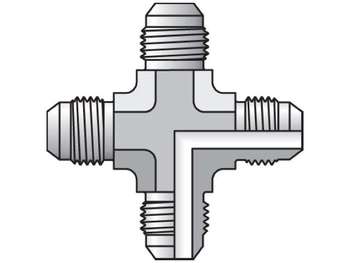 6 KTX-S Triple-Lok - Union Cross 37° Flare (all four ends) 6 KTX-S Triple-Lok 37° Cross KTX