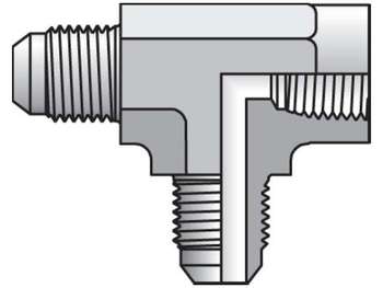 8-8-8 MTX-S Triple-Lok 37° Tee MTX