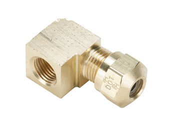 270NTA-4-4 Female Elbow 90° - Compression Transportation Fitting 270NTA-4-4 Air Brake-NTA 270NTA