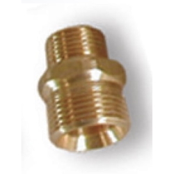 Brass Screw Nipple M22 M x 3/8" MPT