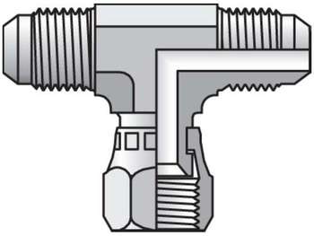 4 S6X-SS Triple-Lok 37° Tee S6X